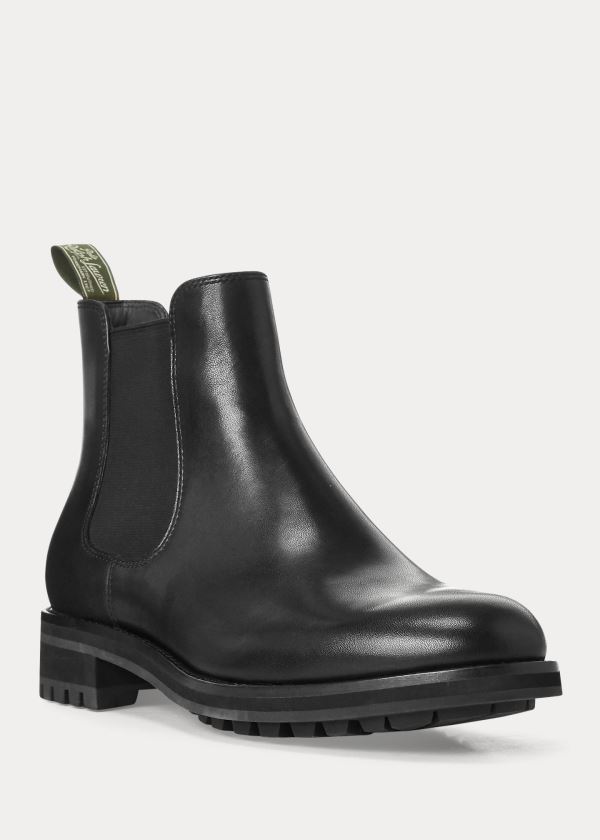 Men's Polo Ralph Lauren Bryson Leather Chelsea Boots | 986401BGK